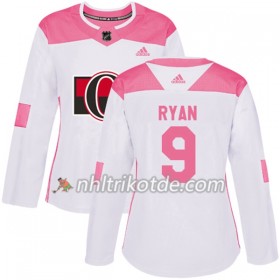 Ottawa Senators Trikot Bobby Ryan 9 Adidas 2017-2018 Weiß Pink Fashion Authentic - Dame